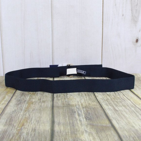 NWT American Living Blue Nylon Fabric Belt with Embroidered Eagle Flag Size L/XL - Picture 7 of 9